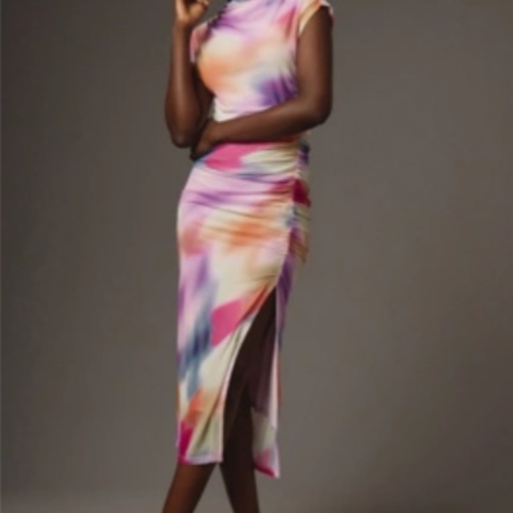 Anthropologie Colorful Dress Size Large